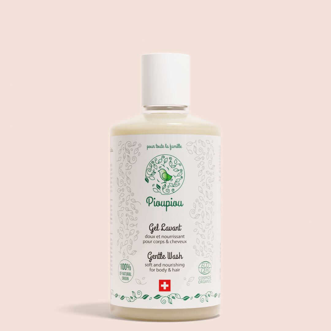 Gel Lavant Bio Pioupiou 3-en-1 - Corps, cheveux et visage pour bébé et toute la famille