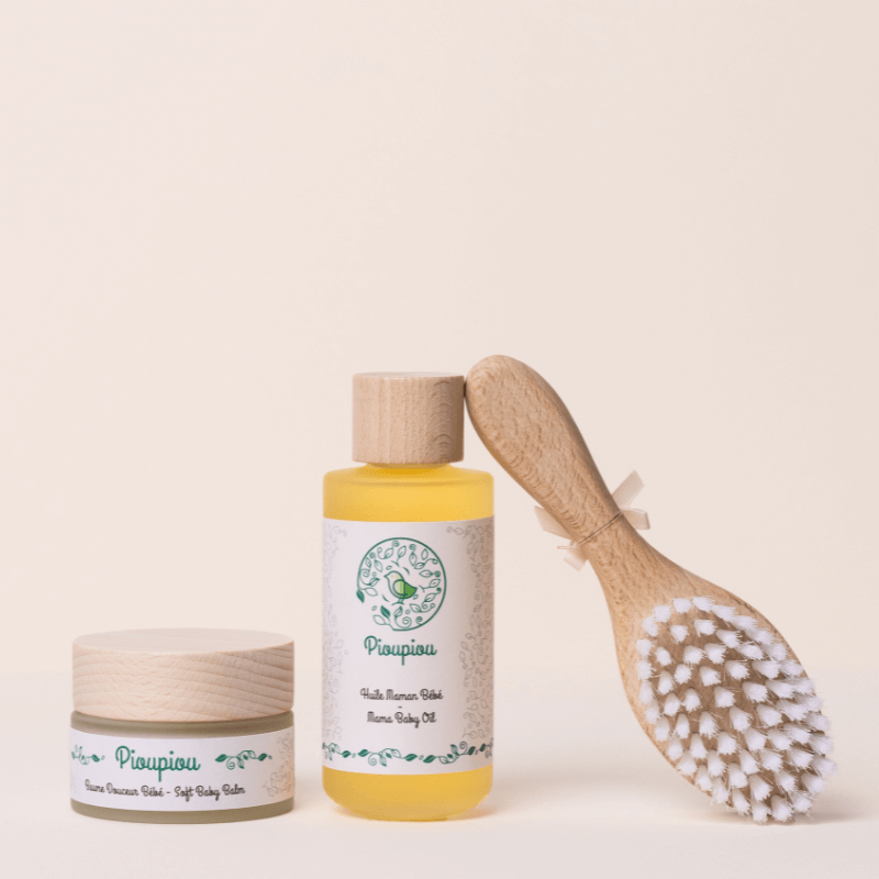 Coffret Bienvenue Bébé, Pioupiou, Natural, Naturel, Bébé, Famille, Soins, tout-petits, skincare, little ones, cadeau, gift