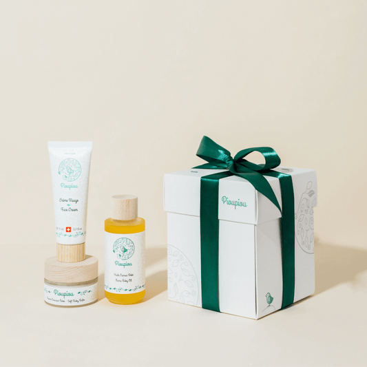 Coffret Douceur, Pioupiou, Natural, Naturel, Bébé, Famille, Soins, tout-petits, skincare, little ones, cadeau, gift