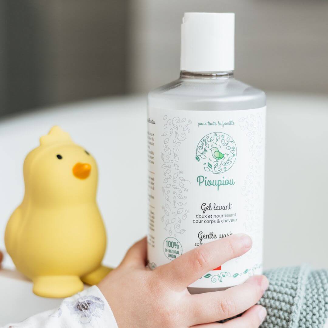 Gel douche bio famille Pioupiou - Doux et nourrissant dès la naissance
