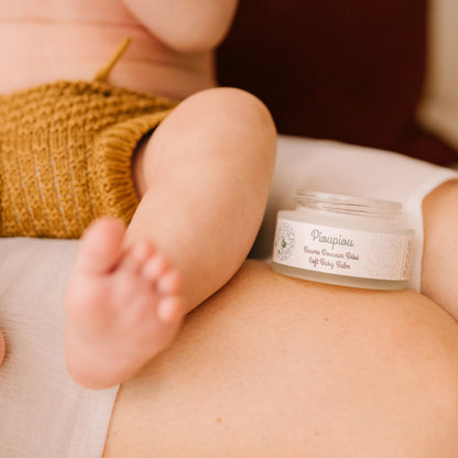 Baume bébé Pioupiou texture onctueuse - Formule 100% naturelle au karité et huiles végétales bio