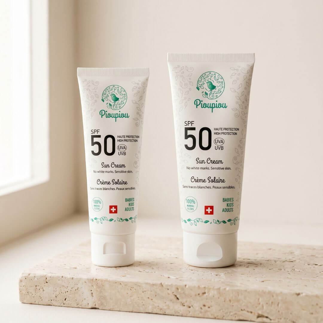 Crème solaire minérale SPF50 bébé Pioupiou
