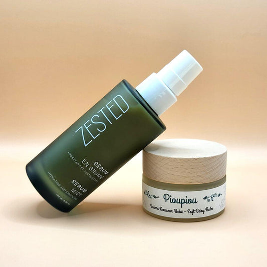 pioupiou zested collab brume baume balsam maman routine skincare